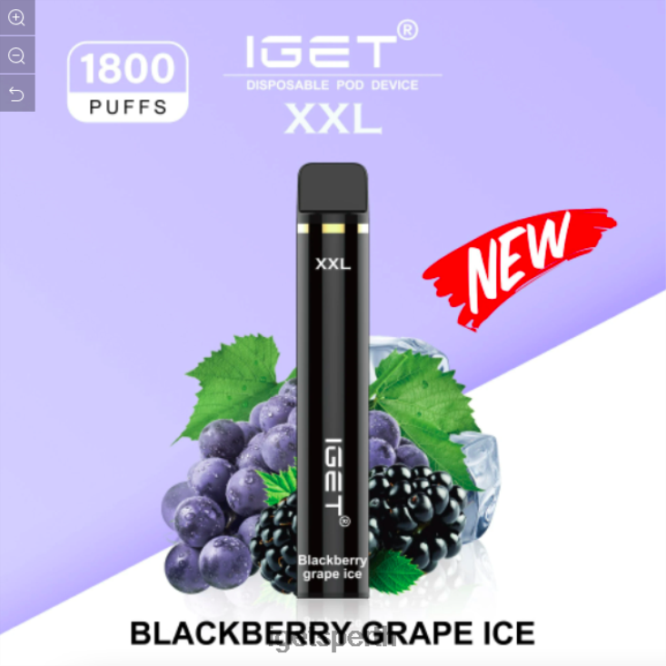 IGET XXL - 1800 PUFFS 40Z8597 Blackberry Grape Ice