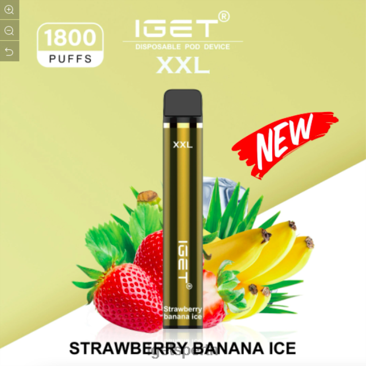 IGET XXL - 1800 PUFFS 40Z8603 Strawberry Banana Ice