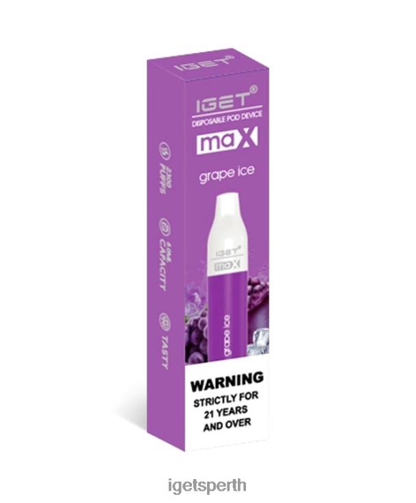IGET Max 40Z882 Grape Ice