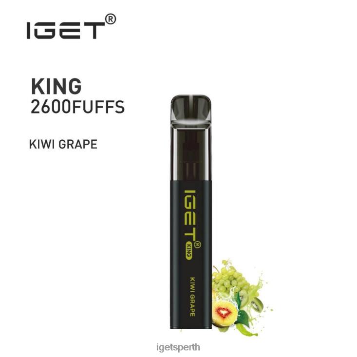 IGET KING - 2600 PUFFS 40Z8444 Kiwi Grape