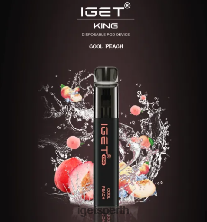 IGET KING - 2600 PUFFS 40Z8498 Cool Peach