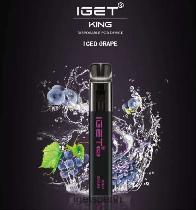 IGET KING - 2600 PUFFS 40Z8499 Iced Grape