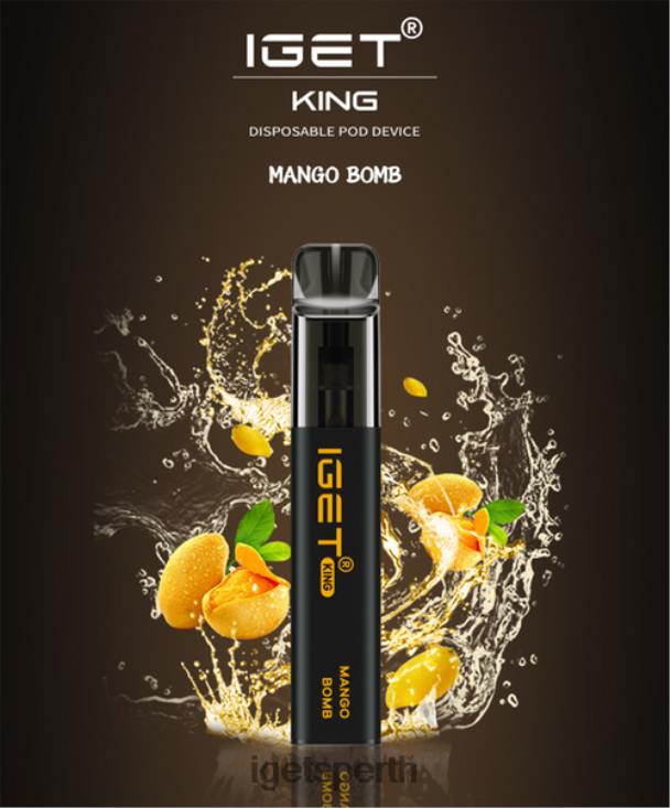IGET KING - 2600 PUFFS 40Z8501 Mango Bomb