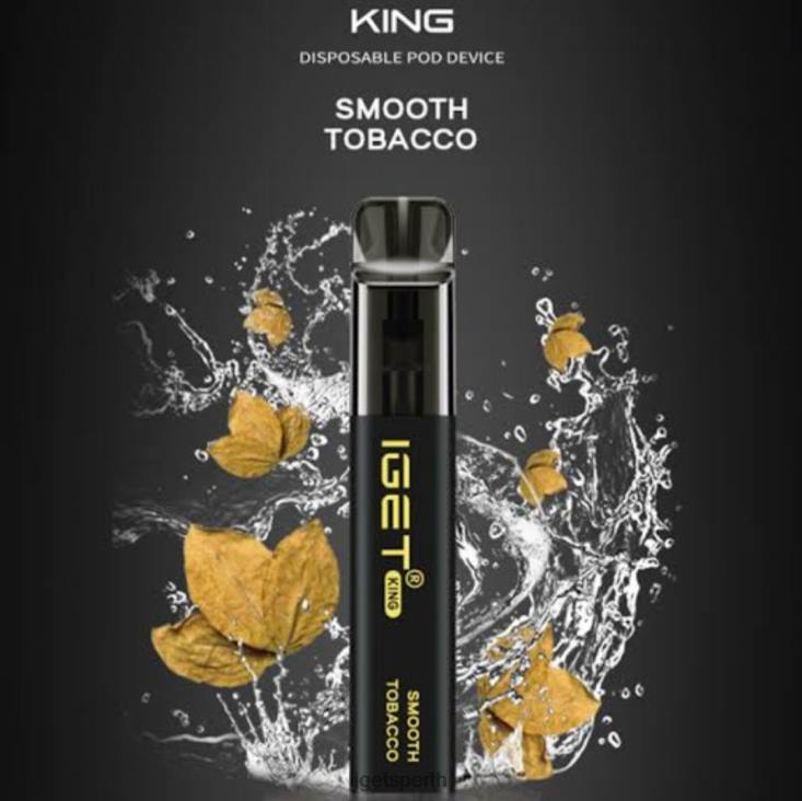 IGET KING - 2600 PUFFS 40Z8550 Smooth Tobacco