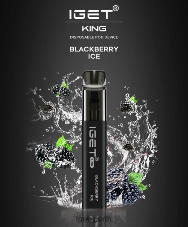 IGET KING - 2600 PUFFS 40Z8554 Blackberry Ice