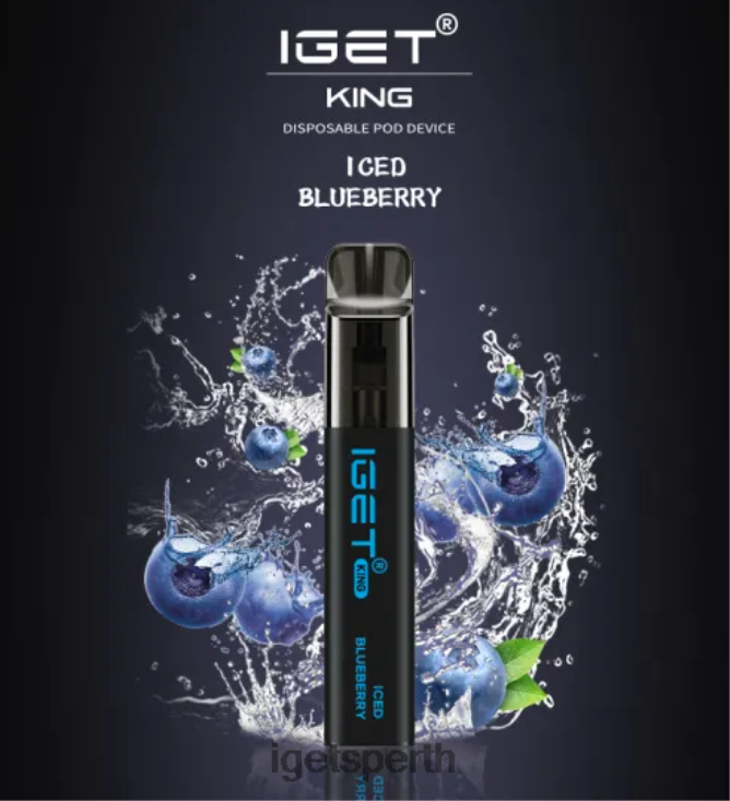 IGET KING - 2600 PUFFS 40Z8555 Iced Blueberry
