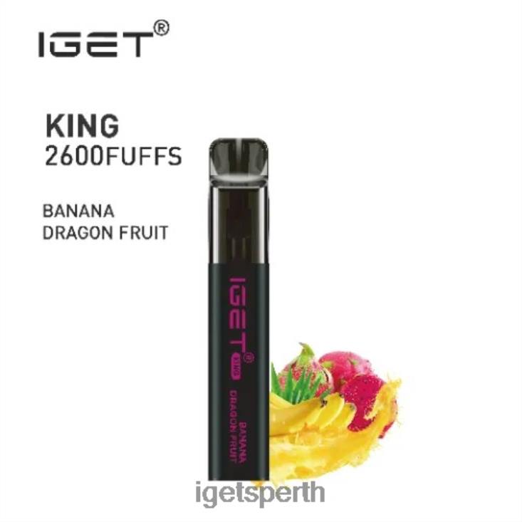 IGET KING - 2600 PUFFS 40Z8570 Banana Dragon Fruit