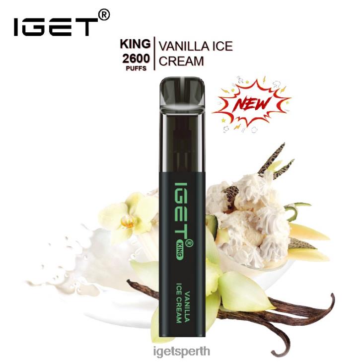 IGET KING - 2600 PUFFS 40Z8575 Vanilla Ice Cream