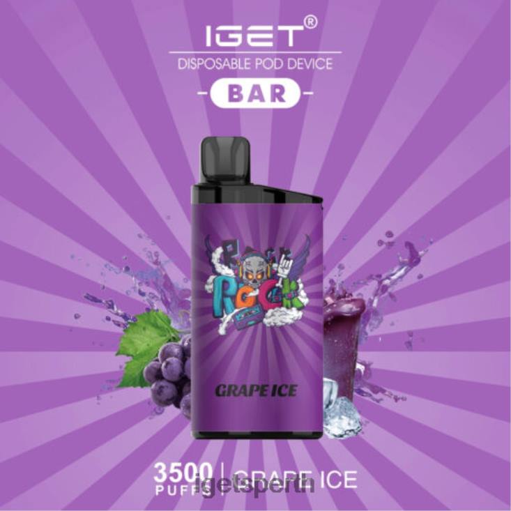 IGET BAR - 3500 PUFFS 40Z8453 Grape Ice