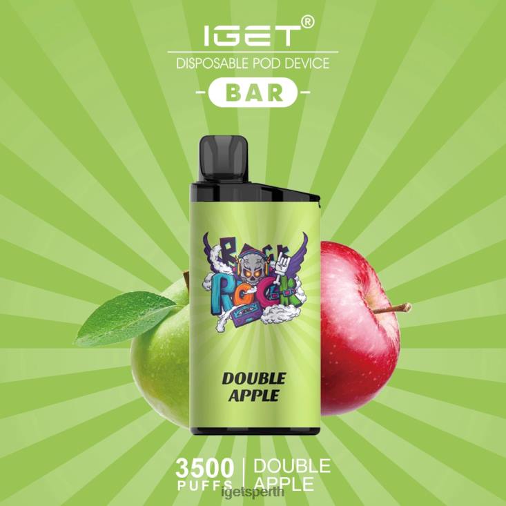 IGET BAR - 3500 PUFFS 40Z8514 Double Apple