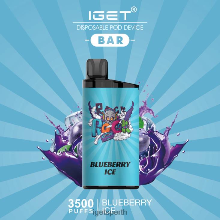 IGET BAR - 3500 PUFFS 40Z8525 Blueberry Ice