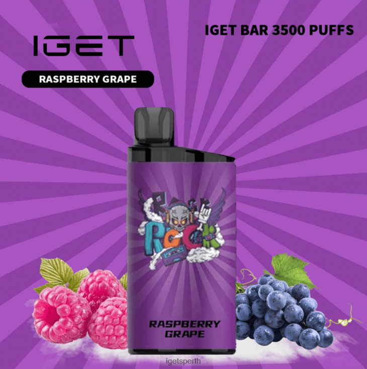 IGET BAR - 3500 PUFFS 40Z8549 Raspberry Grape