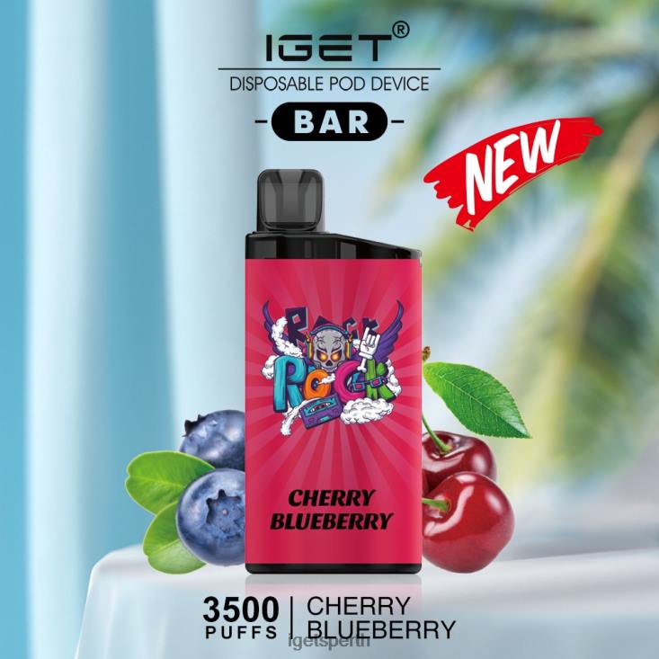 IGET BAR - 3500 PUFFS 40Z8560 Cherry Blueberry