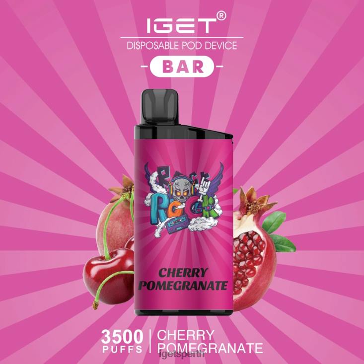IGET BAR - 3500 PUFFS 40Z8578 Cherry Pomegranate
