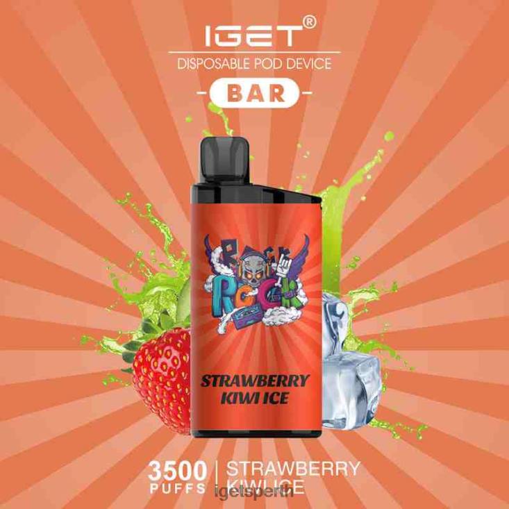 IGET BAR - 3500 PUFFS 40Z8587 Strawberry Kiwi Ice
