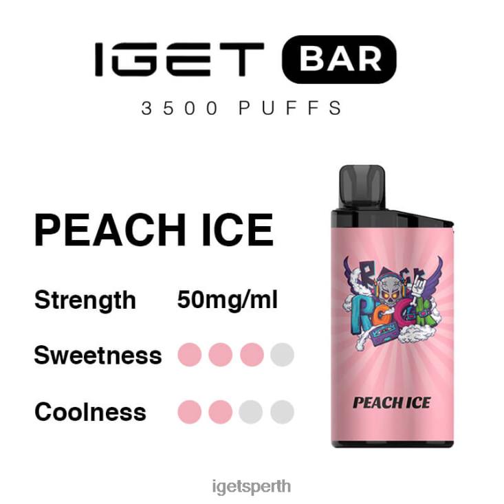 IGET Bar 3500 Puffs 40Z8279 Peach Ice