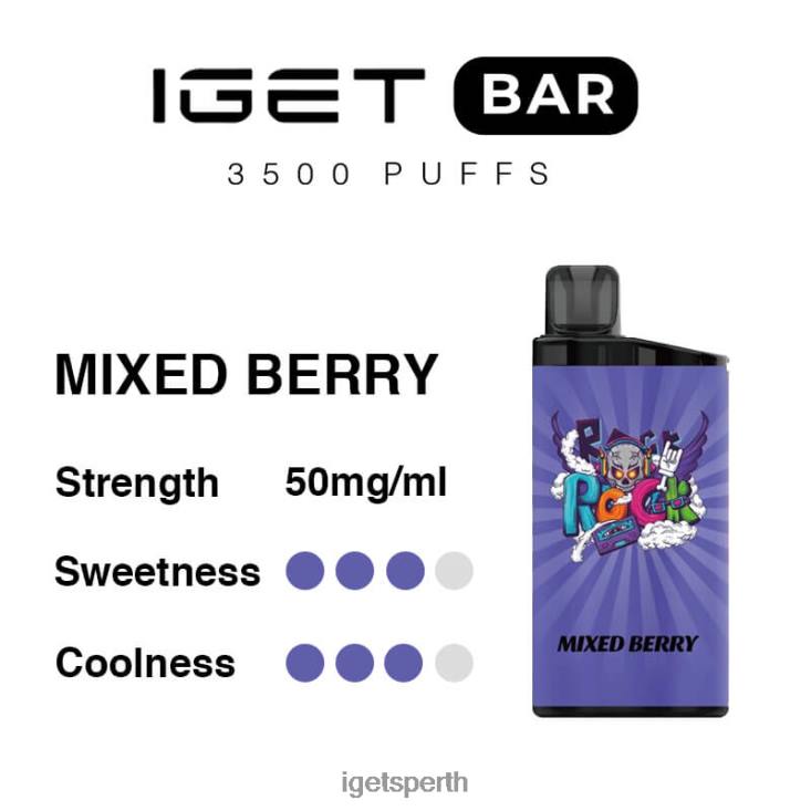 IGET Bar 3500 Puffs 40Z8283 Mixed Berry