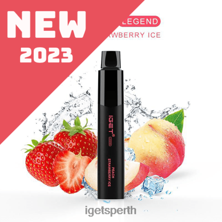 IGET LEGEND - 4000 PUFFS 40Z8614 Peach Strawberry Ice