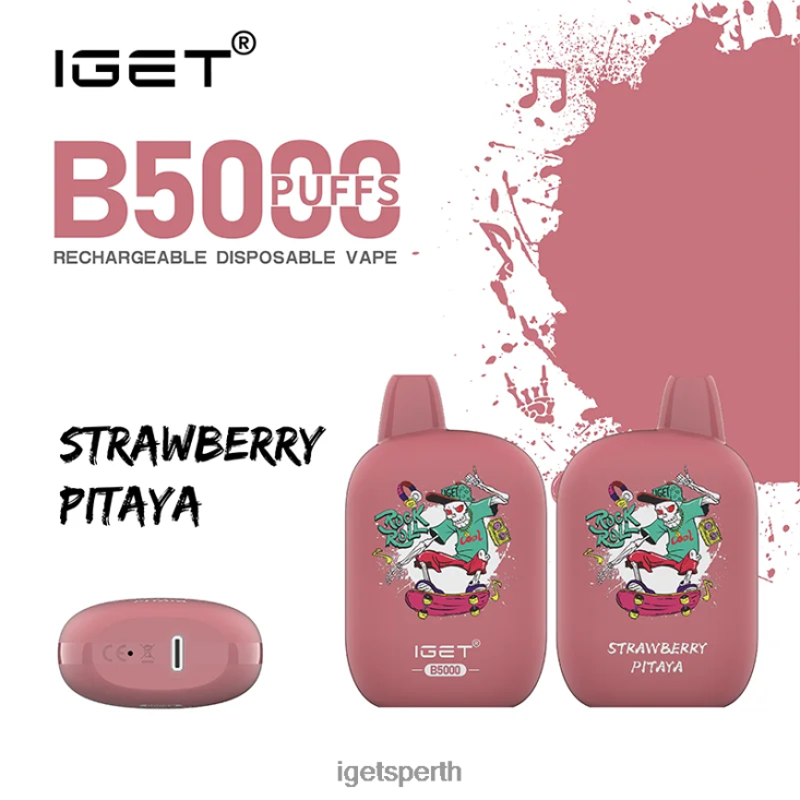 IGET B5000 40Z8313 Strawberry Pitaya