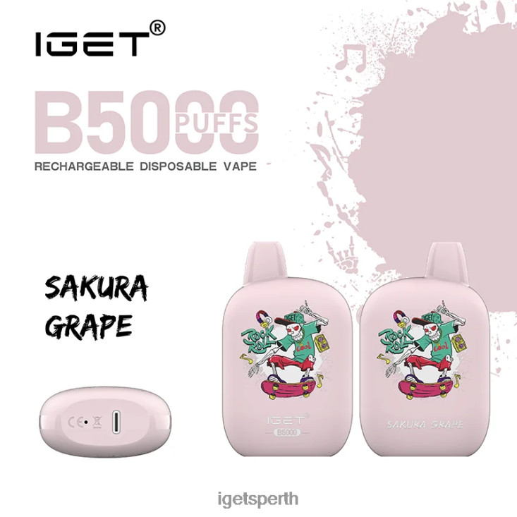 IGET B5000 40Z8317 Sakura Grape