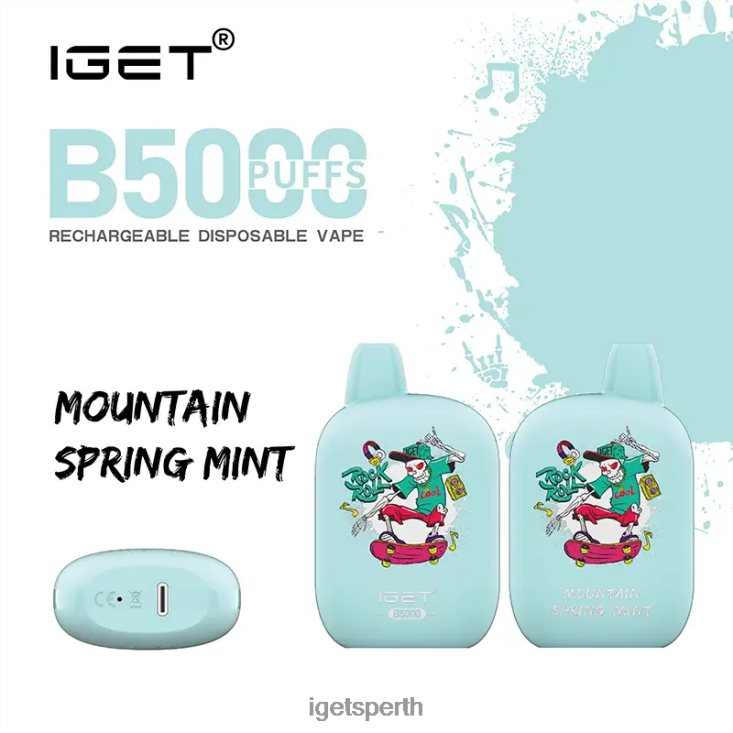 IGET B5000 40Z8318 Mountain Spring Mint