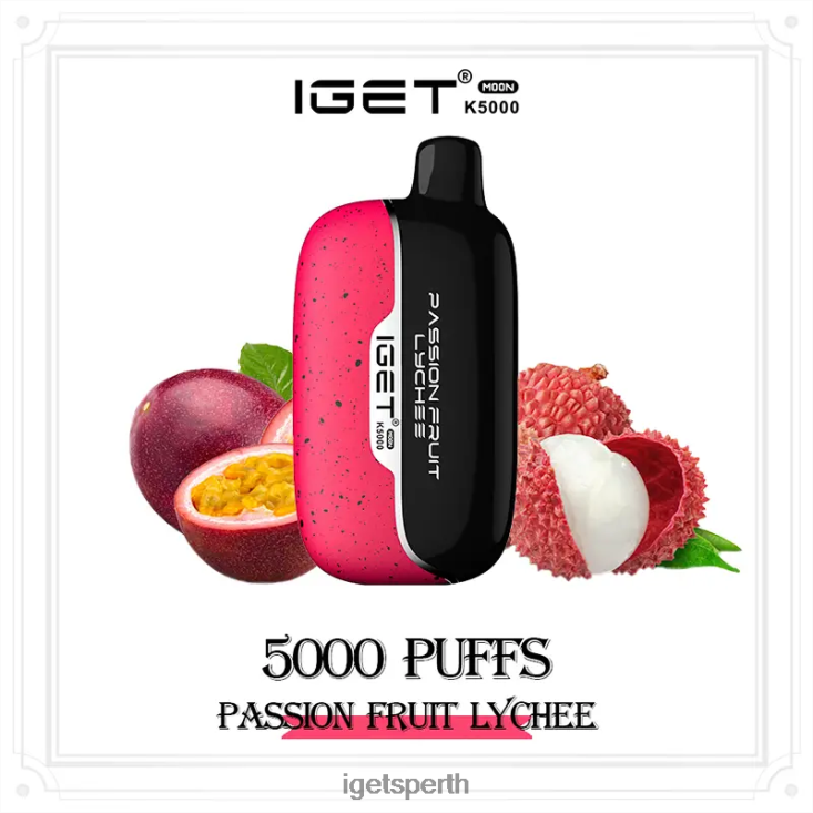 IGET Moon 5000 Puffs 40Z8220 Passion Fruit Lychee