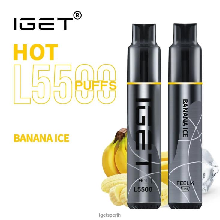 IGET HOT - 5500 PUFFS 40Z8467 Banana Ice