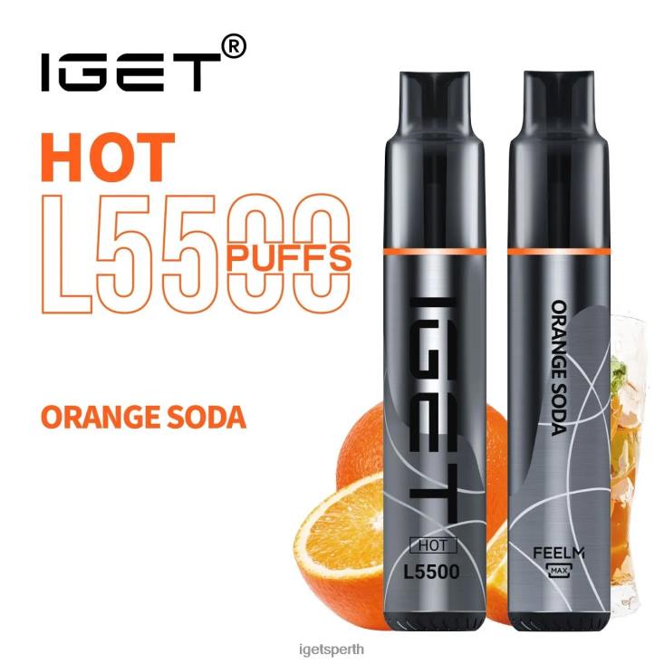 IGET HOT - 5500 PUFFS 40Z8481 Orange Soda
