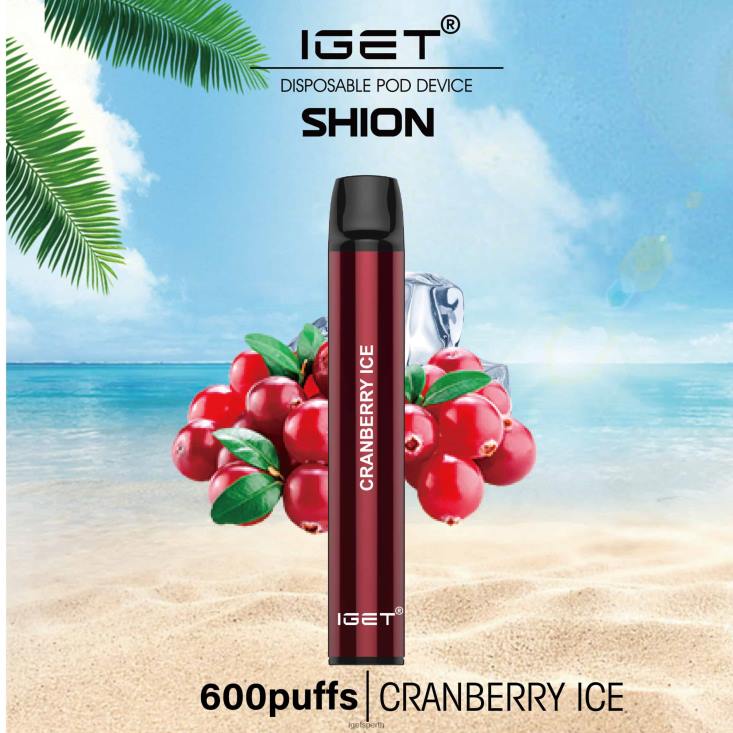 3 x IGET Shion 40Z812 Cranberry Ice