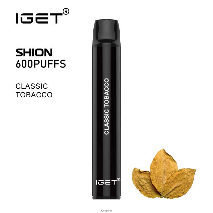 3 x IGET Shion 40Z89 Classic Tobacco