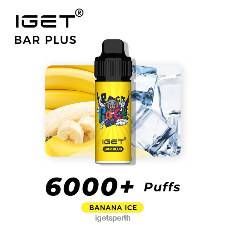 IGET Bar Plus 6000 Puffs 40Z8244 Banana Ice