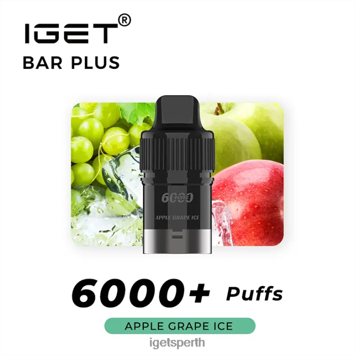 IGET Bar Plus Pod 6000 Puffs 40Z8253 Apple Grape Ice