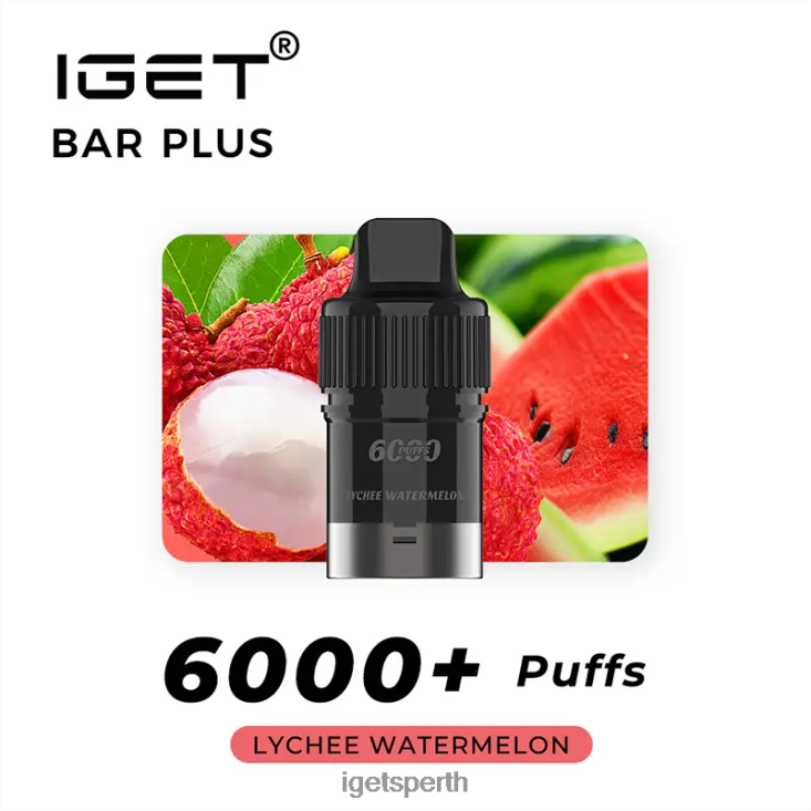 IGET Bar Plus Pod 6000 Puffs 40Z8255 Lychee Watermelon
