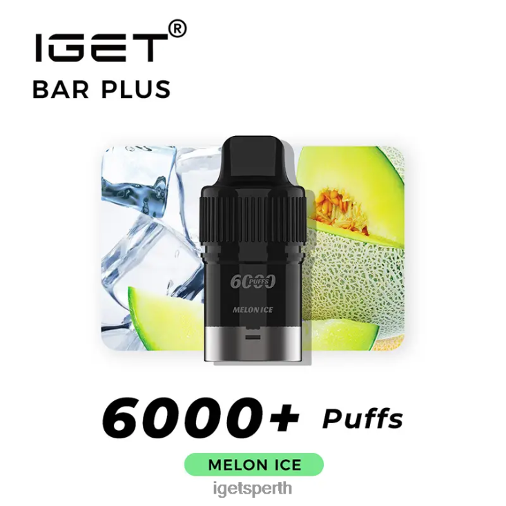 IGET Bar Plus Pod 6000 Puffs 40Z8260 Melon Ice
