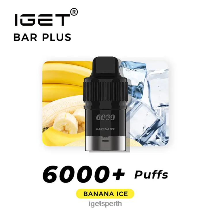 IGET Bar Plus Pod 6000 Puffs 40Z8264 Banana Ice