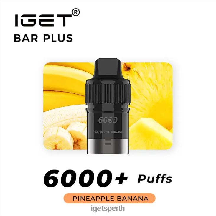 IGET Bar Plus Pod 6000 Puffs 40Z8268 Pineapple Banana