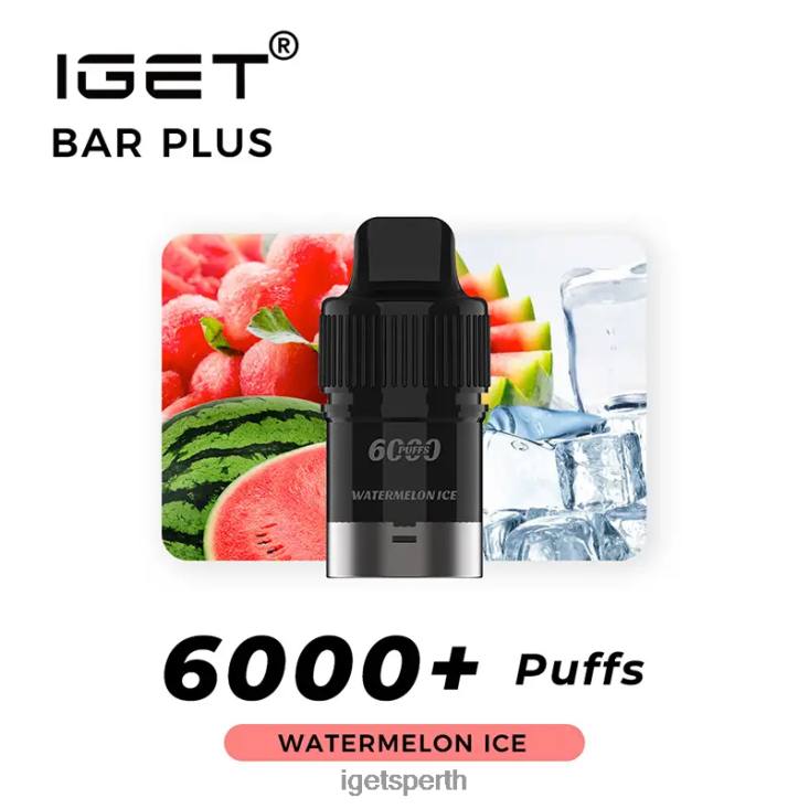 IGET Bar Plus Pod 6000 Puffs 40Z8272 Watermelon Ice